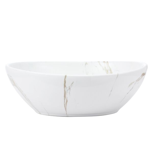 Bathroom Vanity Sink Washing Basin Vessel Ceramic Above Counter Hand Wash Bowl Oval Toilet Countertop Modern