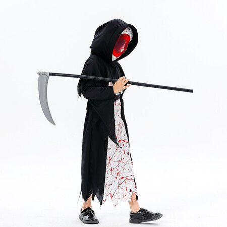 Halloween Vampire Devil Eye Costume for Children Stage Performance Suitable for 130CM Kids