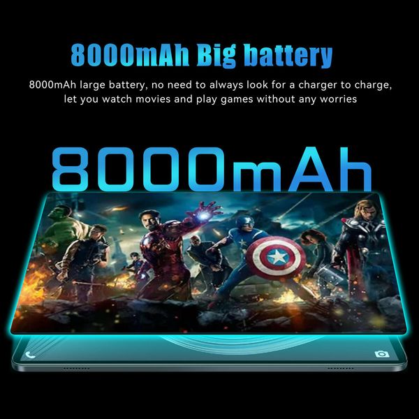 Android Tablet 10.1 Inch, Android 13 Tablet 4GB RAM 64GB ROM 128GB Expandable Octa-Core Processor 1280x800 IPS HD Touch Screen with 8000mAh Battery (Green)