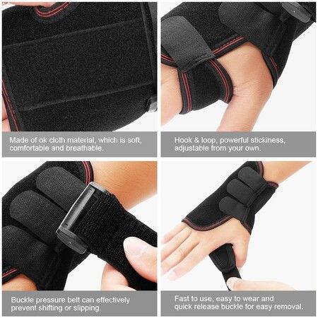 Wrist Brace, Adjustable Breathable Wristband Hand Support Strap, Right