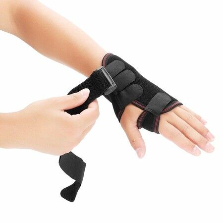 Wrist Brace, Adjustable Breathable Wristband Hand Support Strap, Left