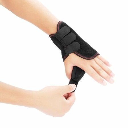 Wrist Brace, Adjustable Breathable Wristband Hand Support Strap, Left