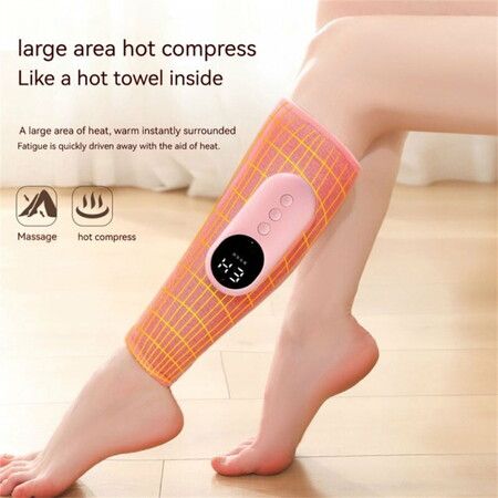 Electric Leg Massager Wireless Calf Massager Legs Relaxation Air Pressure Kneading Massage Device Airbag Vibration Leg Massager