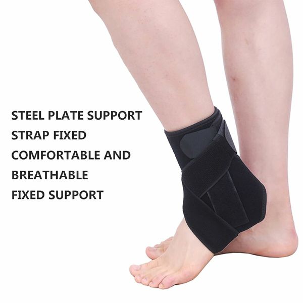 1Pack Adjustable Compression Ankle Brace for Sprained Ankle, Strong Support and Breathable Ankle Support for Injury Recovery, Swelling, Man and Women