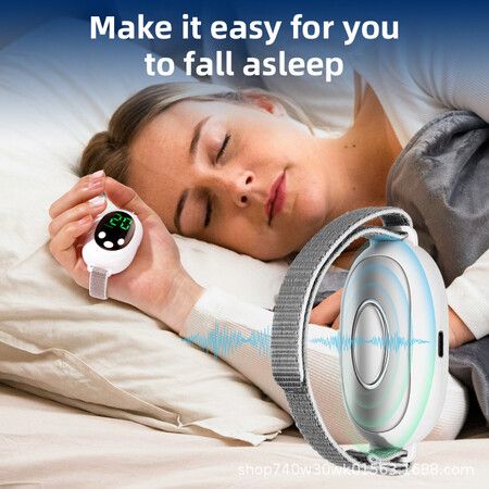 Smart Sleep Aid Device, Sleep Aid Machine for Men Women Smart Sleep Aid Device Sleep Aid Device Adjustable Quick Sleep Tool for Travel Dorm Travel