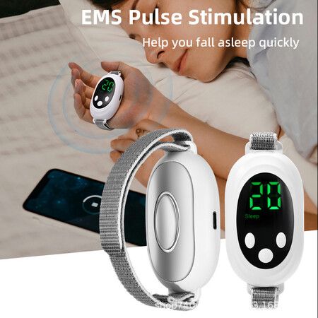 Smart Sleep Aid Device, Sleep Aid Machine for Men Women Smart Sleep Aid Device Sleep Aid Device Adjustable Quick Sleep Tool for Travel Dorm Travel