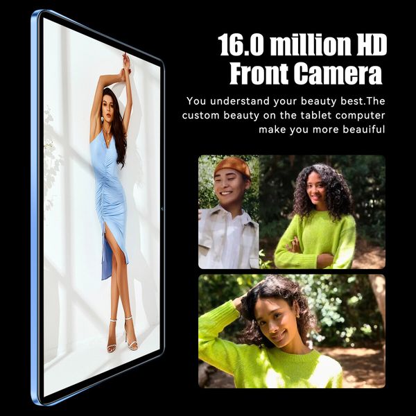 10.1 Inch Android Tablet 16GB+512GB Storage 4G Wi-Fi Dual SIM Long Battery Life Color Grey