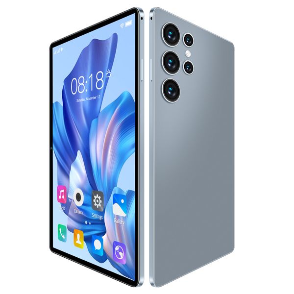 10.1 Inch Android Tablet 16GB+512GB Storage 4G Wi-Fi Dual SIM Long Battery Life Color Grey