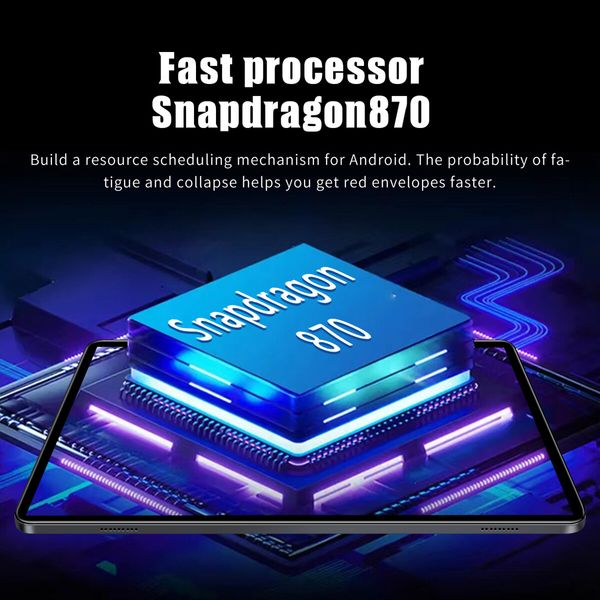 10.1 Inch Android Tablet 16GB+512GB Storage 4G Wi-Fi Dual SIM Long Battery Life Color Blue