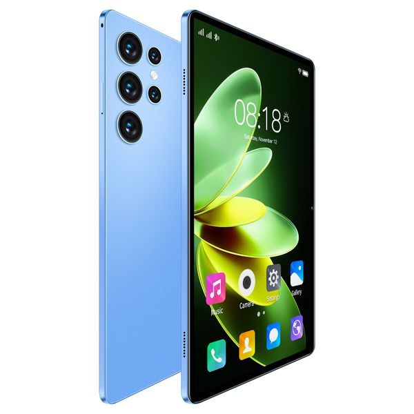 10.1 Inch Android Tablet 16GB+512GB Storage 4G Wi-Fi Dual SIM Long Battery Life Color Blue