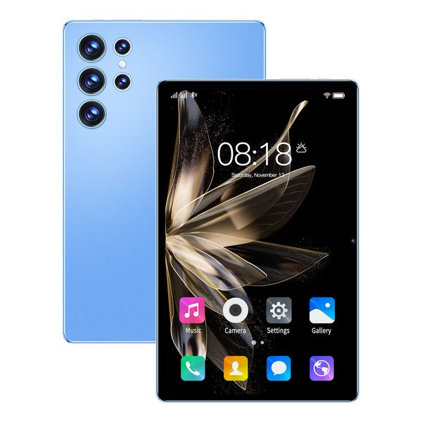 10.1 Inch Android Tablet 16GB+512GB Storage 4G Wi-Fi Dual SIM Long Battery Life Color Blue