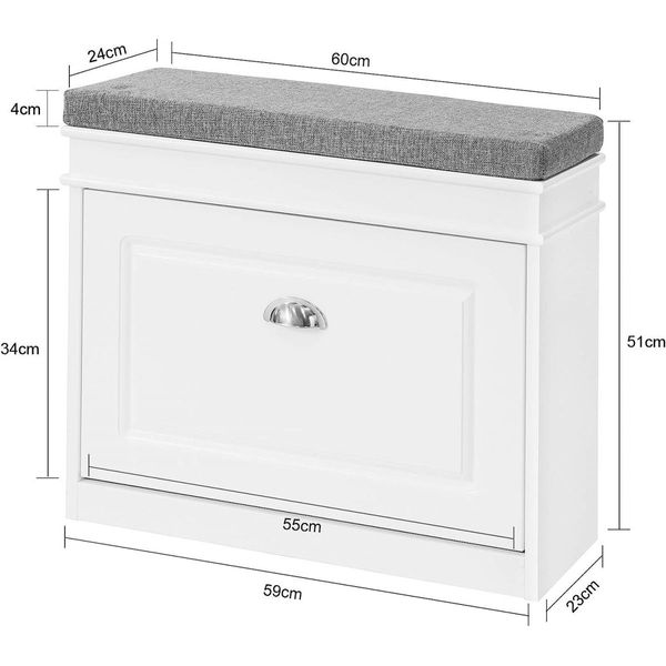 Tilt-Out Shoe Cabinet Shoe Rack