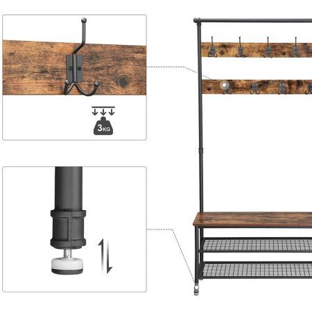 VASAGLE Coat Rack Stand