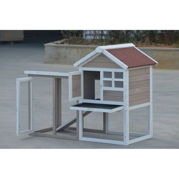 YES4PETS Rabbit Hutch Small  Ferret Guinea Pig Cage Hen Chook Cat Kitten House