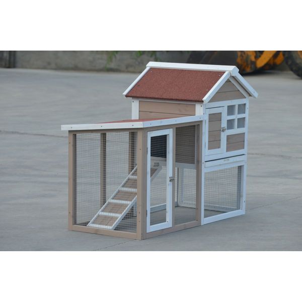 YES4PETS Rabbit Hutch Small  Ferret Guinea Pig Cage Hen Chook Cat Kitten House