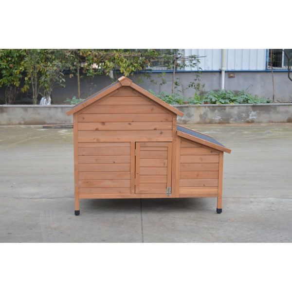 YES4PETS Brown Chicken Coop Rabbit Hutch Cat Cage Hen Chook House