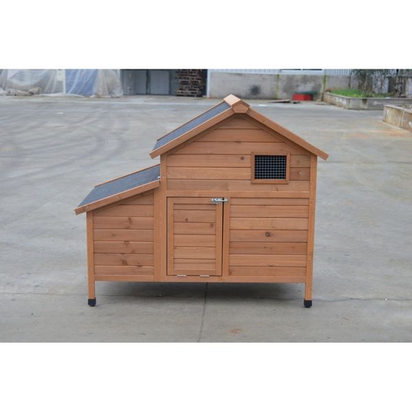 YES4PETS Brown Chicken Coop Rabbit Hutch Cat Cage Hen Chook House