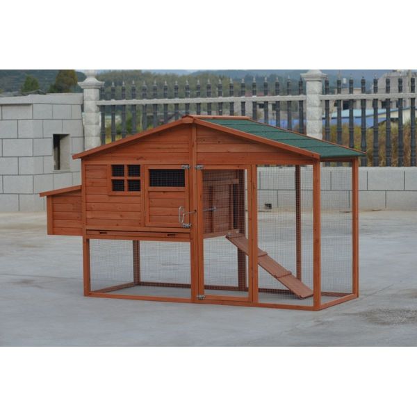 YES4PETS XL Chicken Coop Rabbit Guinea Pig Hutch Ferret Hen House