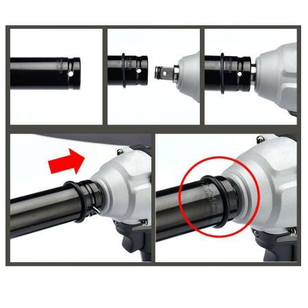 1/2" Cordless Impact Wrench Driver Brushless Rattle Gun For Makita 18V Battery