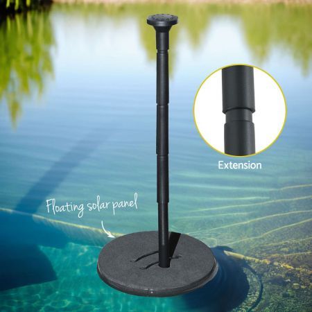 Gardeon Solar Pond Pump Water Fountain Submersible Floating Bird Bath 190L/H