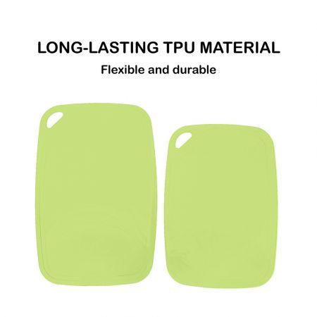 TPU Chopping Board Antibacterial Cutting Board Baby Food Grade GREEN