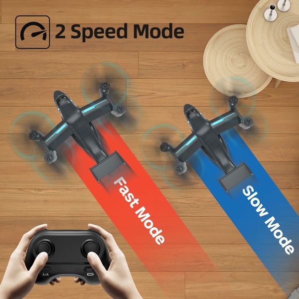 2.4Ghz Rc Aircraft With 720P Hd Camera, Rc Glider With Altitude Hold, Real-Time Image Transmission, High And Low Speed Adjustment