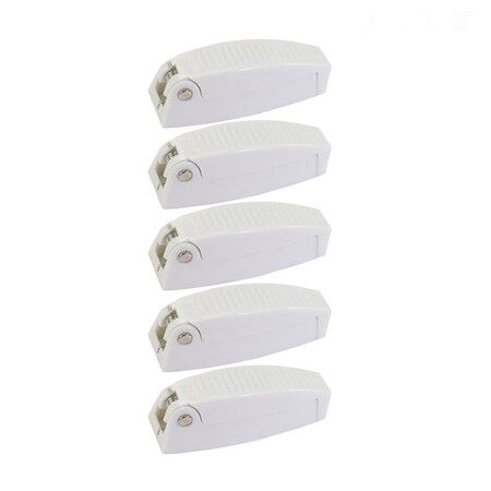 RV Door Holder, 5Pcs White Camper Door Holder, Keep The Baggage Door Open, for RV, Trailer, Camper Vans