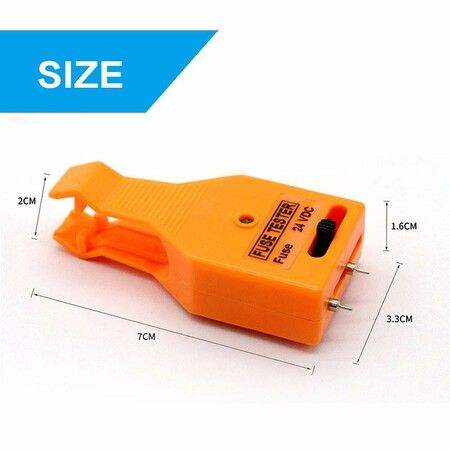 DC 24V Automotive Multifunctional Blade and Glass Tube Fuse Tester Puller ATO or ATC ATM Removal Tool Detect and Find The Burned Fuse in The Car Fuse Box