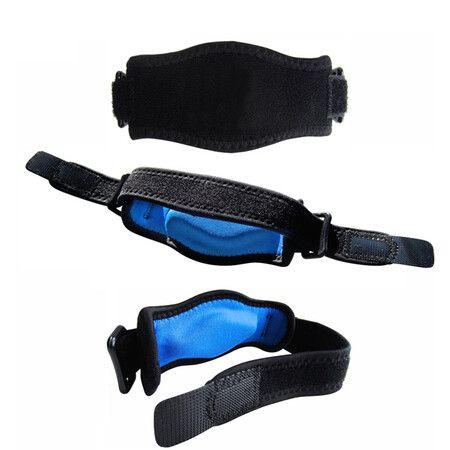 2 Pcs Elbow Brace for Tennis and Golf Elbow, Adjustable and Versatile for Men and Women with Velcro, Dark Blue