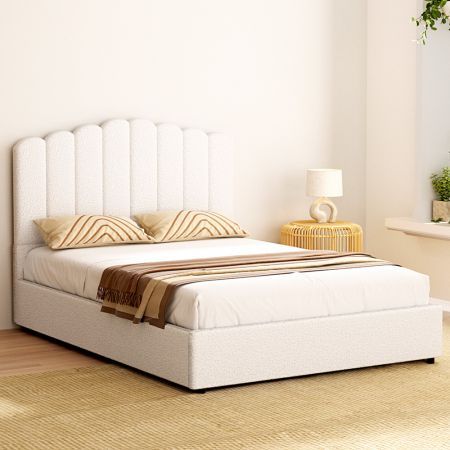 Artiss Bed Frame Double Size Boucle FION