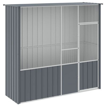 Bird Cage Anthracite 215x78x200 cm Galvanised Steel