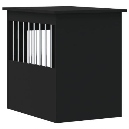 Dog Crate Furniture Black 45x62x59 cm Engineered Wood