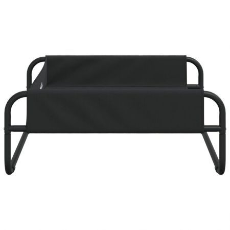 Elevated Dog Bed Anthracite Oxford Fabric and Steel