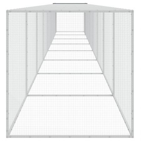 Chicken Cage with Roof Anthracite 803x98x90 cm Galvanised Steel