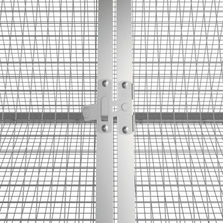 Rabbit Cage Anthracite 504.5x80.5x71 cm Galvanised Steel