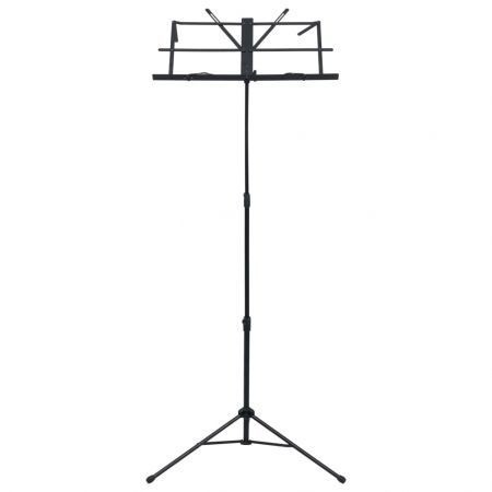 Music Book Stand Black Steel