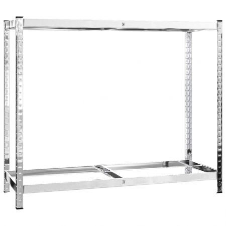 2-Layer Tire Racks 4 pcs Silver 110x40x110 cm Steel