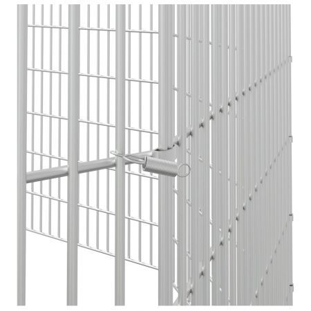 Free Range Animal Enclosure 10-Panel 54x60 cm Galvanised Iron