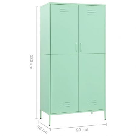 Wardrobe Mint 90x50x180 cm Steel