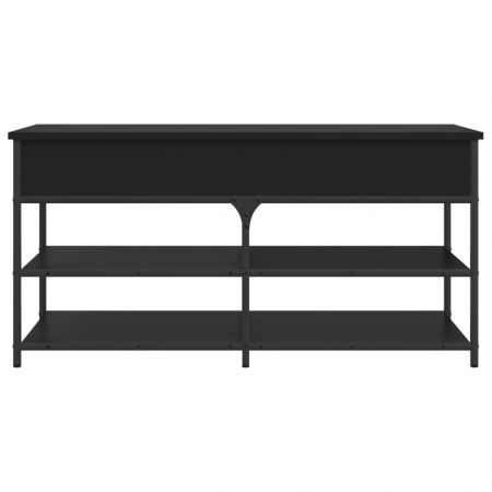 Shoe Bench Black 100x42.5x50 cm Engineered Wood