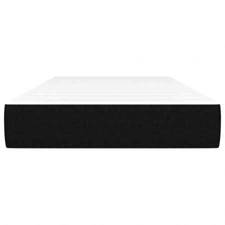 Pocket Spring Bed Mattress Black 106x203x20 cm King Single Size Fabric