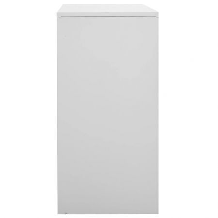 Locker Cabinet Light Grey 90x45x92.5 cm Steel