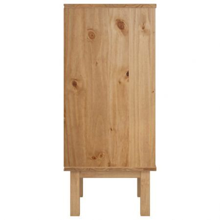 Drawer Cabinet OTTA Brown&Grey 76.5x39.5x90cm Solid Wood Pine