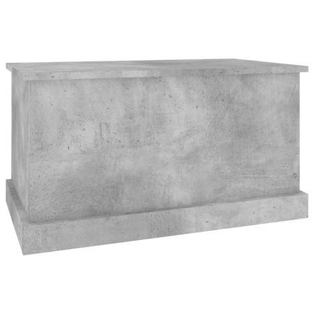 Storage Box Concrete Grey 70x40x38 cm Engineered Wood