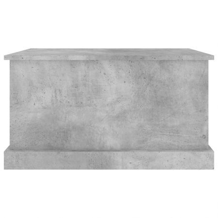 Storage Box Concrete Grey 70x40x38 cm Engineered Wood