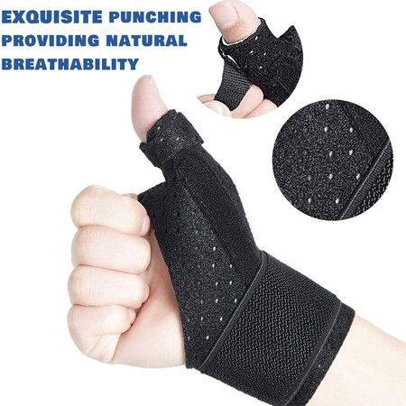 Thumb and Wrist Stabilizer splint for BlackBerry Thumb, Trigger Finger