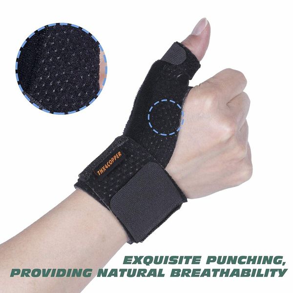 Thumb and Wrist Stabilizer splint for BlackBerry Thumb, Trigger Finger