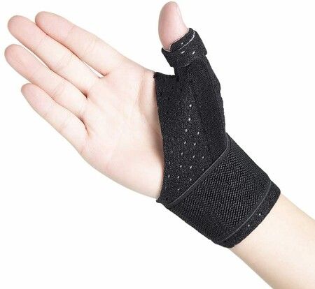 Thumb and Wrist Stabilizer splint for BlackBerry Thumb, Trigger Finger