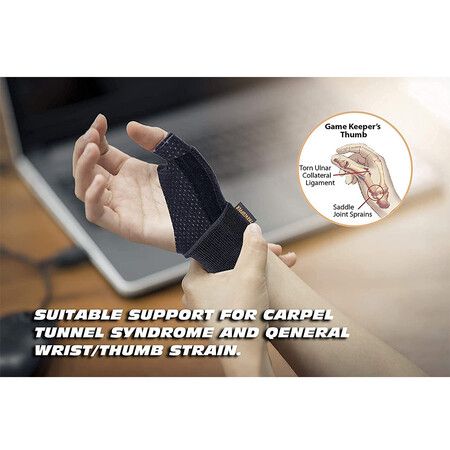 Thumb and Wrist Stabilizer splint for BlackBerry Thumb, Trigger Finger