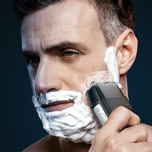 Electric Razor for Men Face, Electric Shavers for Men, Foil Shaver with 3 Adjustable Speeds, Black